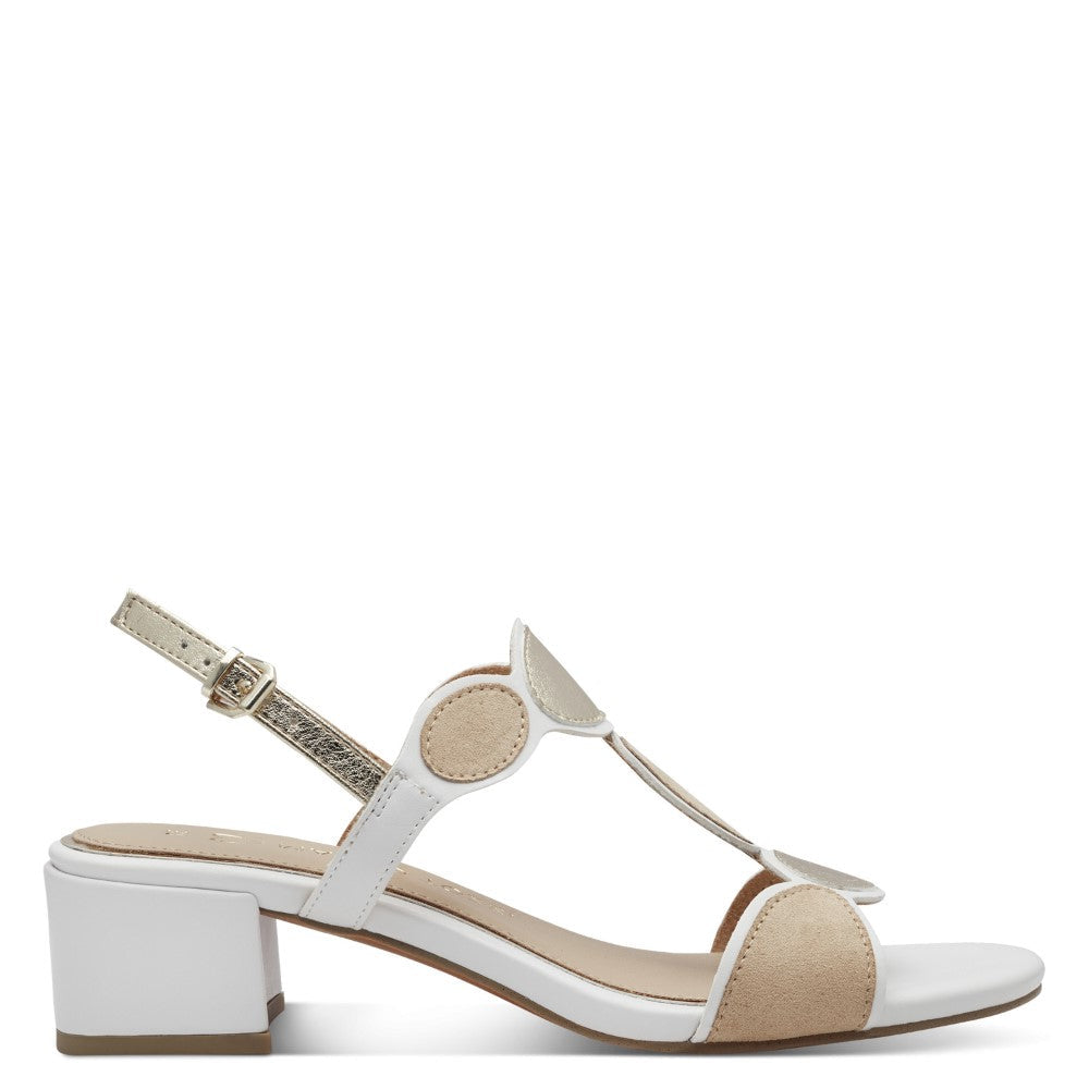 Marco Tozzi Vegan Sandal 2-28231 White Beige