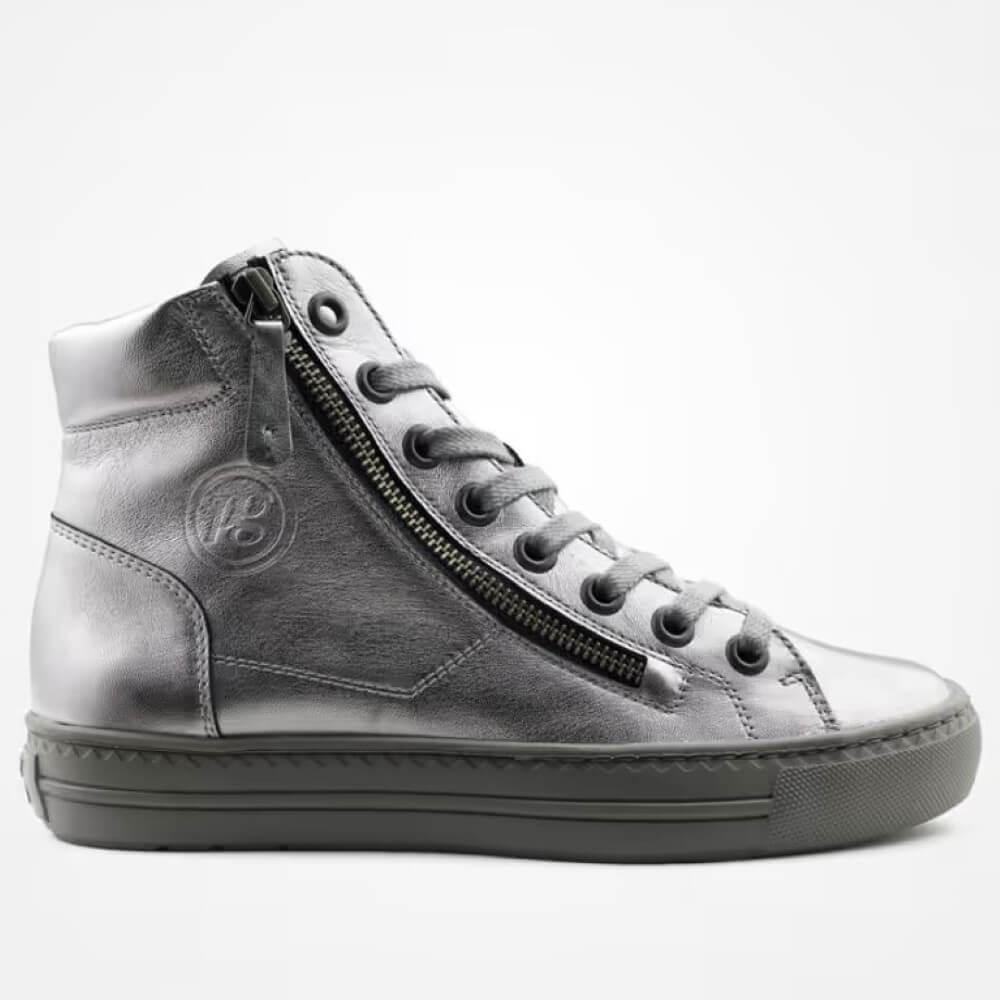 Paul Green 4024 Hi-Top-DARK SILVER CLAY