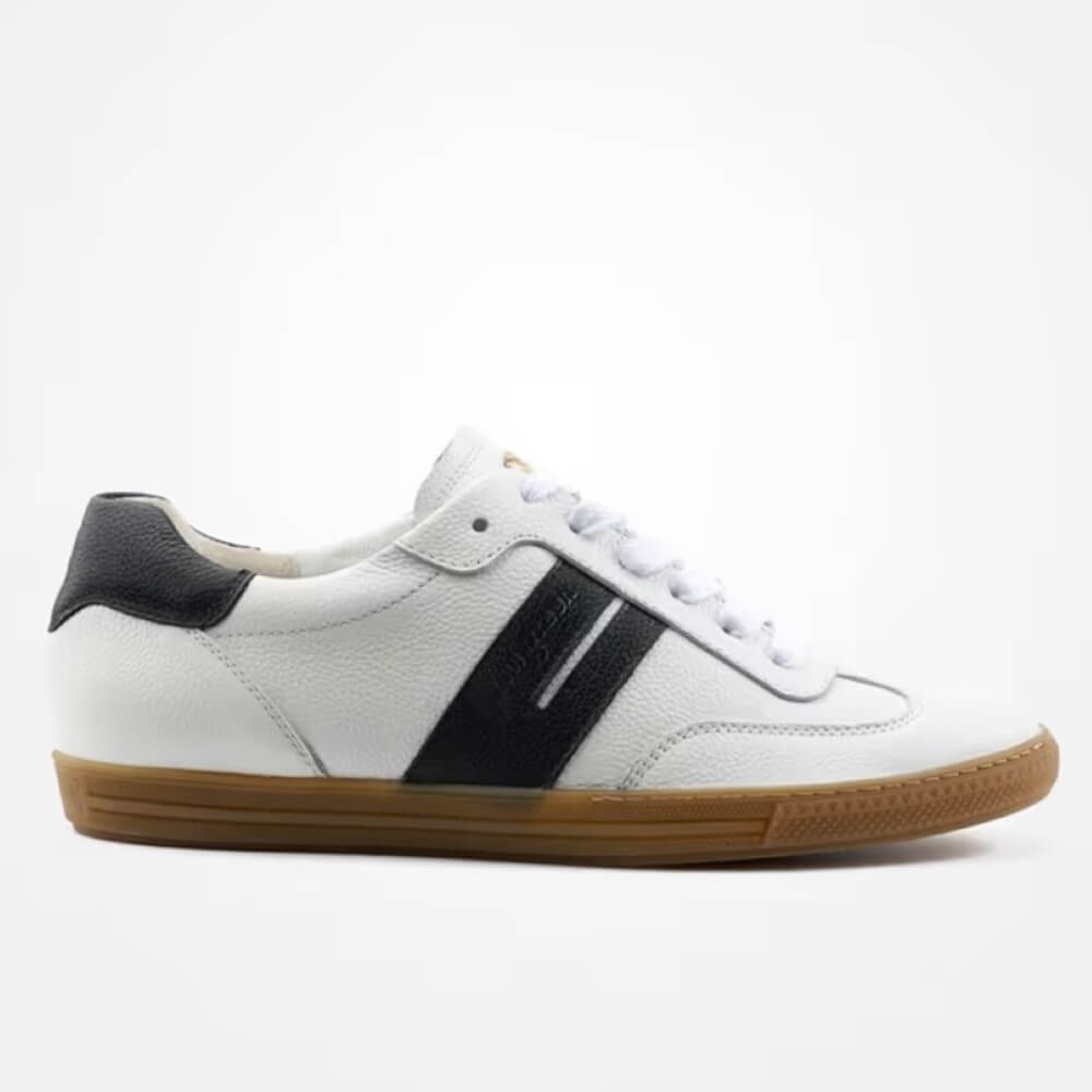 Paul Green 5350 Super Soft Trainers-WHITE BLACK