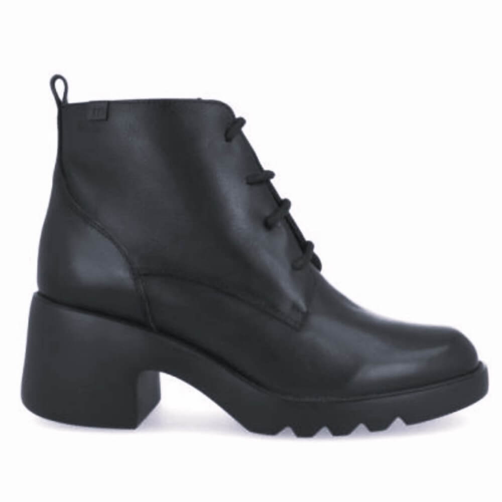 Pepe Menargues 21204 Laced Ankle Boots-BLACK