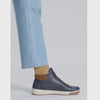 Ara Rom Leather Ankle Boot 12-24499 Navy Brown