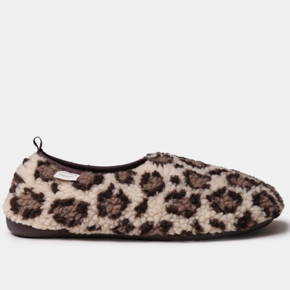 Cow print Wool Slippers