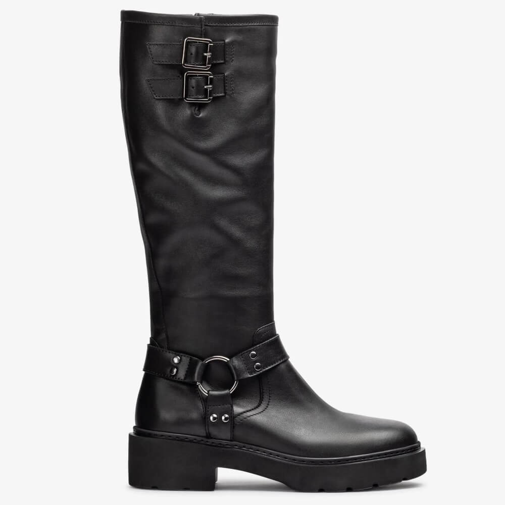 Unisa JECIS Knee High Boot-BLACK