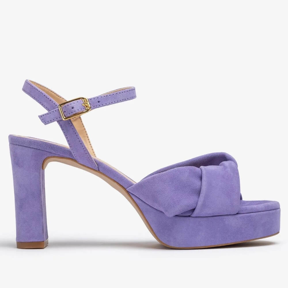 Unisa ONOA Platform Suede Leather Sandal-LILAC