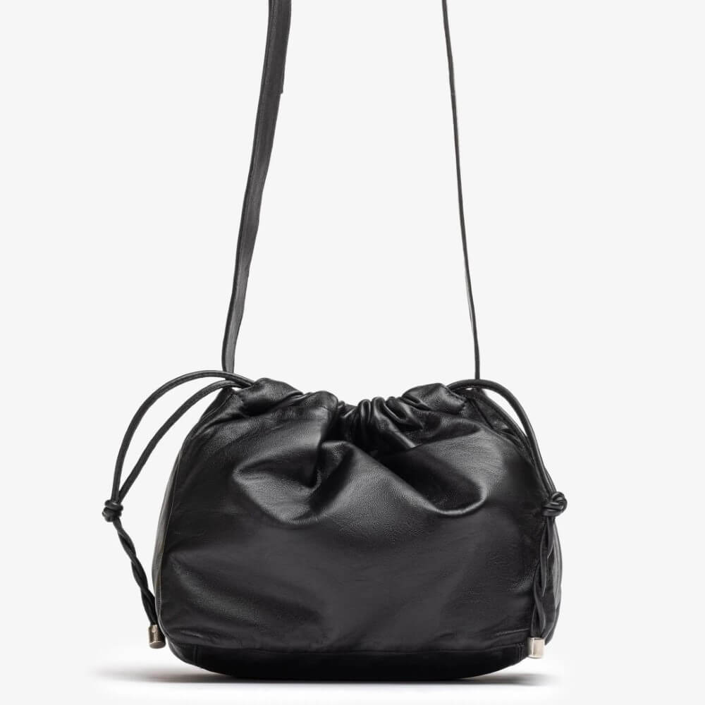 Unisa ZELARA Medium Cinch Bag-BLACK