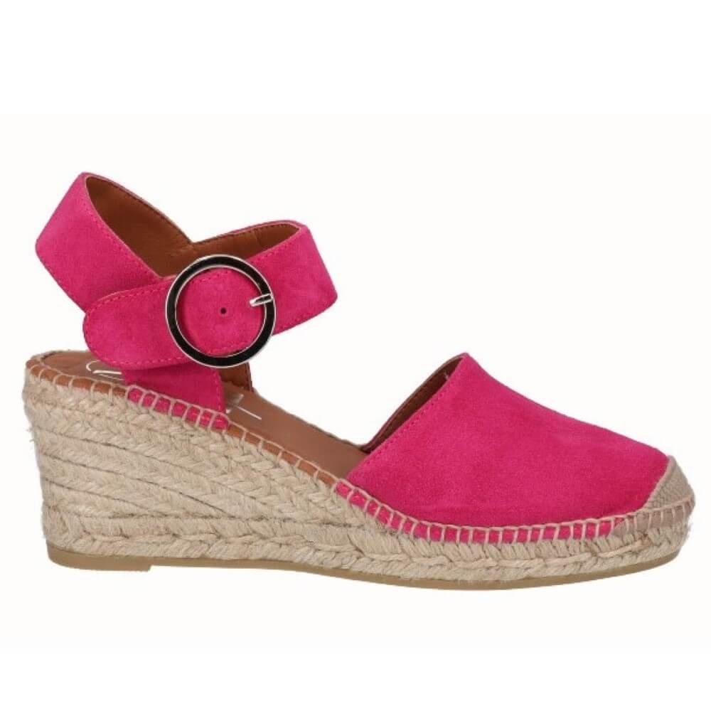 VIGUERA 1922 Wedge Espadrille-FUXIA