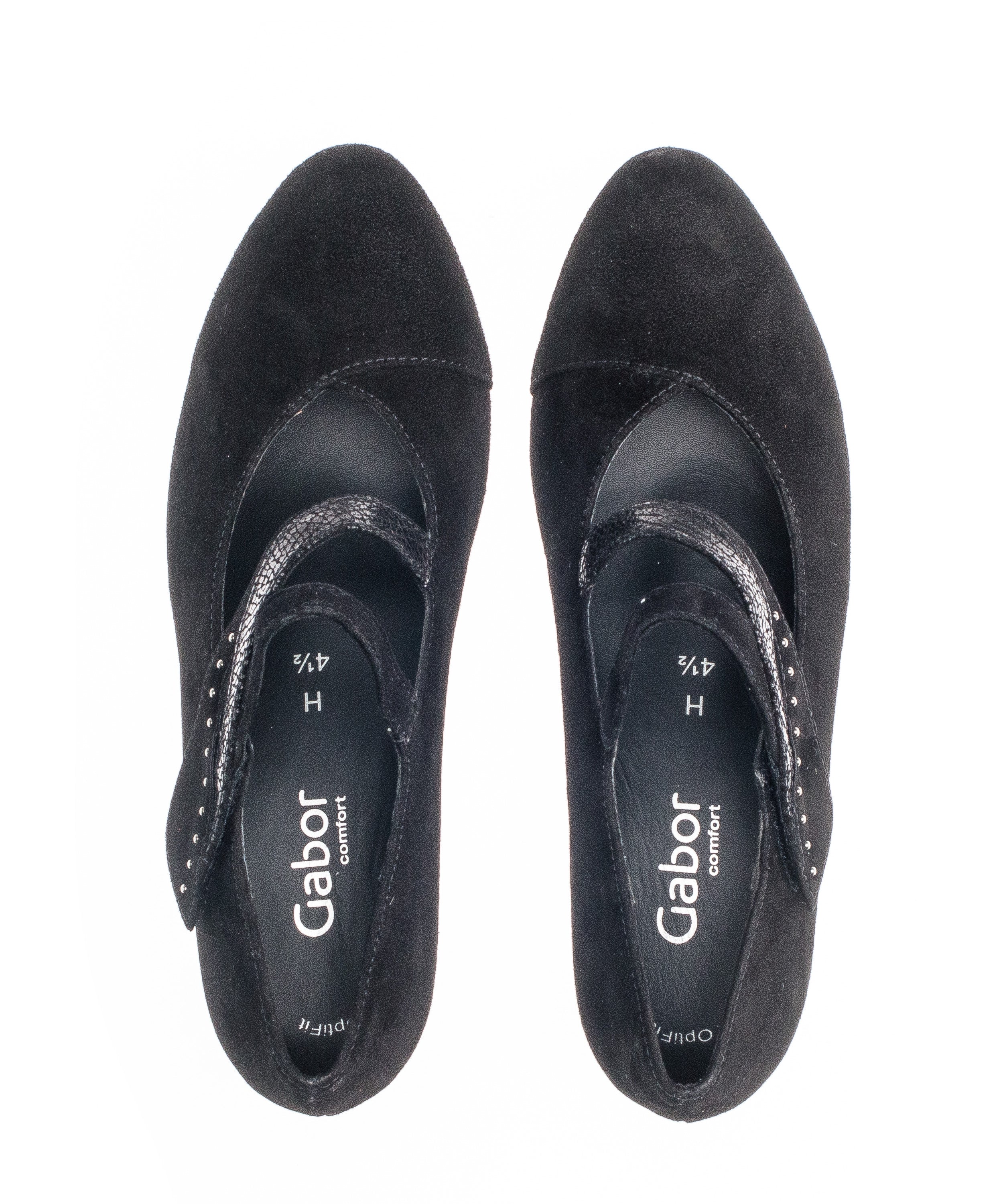 GABOR 56.146-BLACK SUEDE