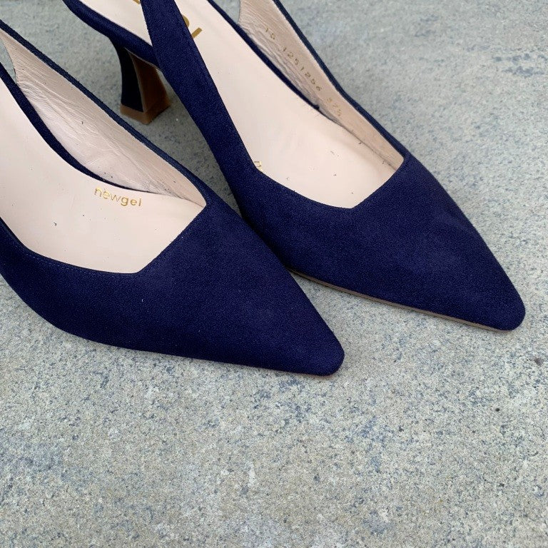Lodi JUCO Sling Back  -NAVY