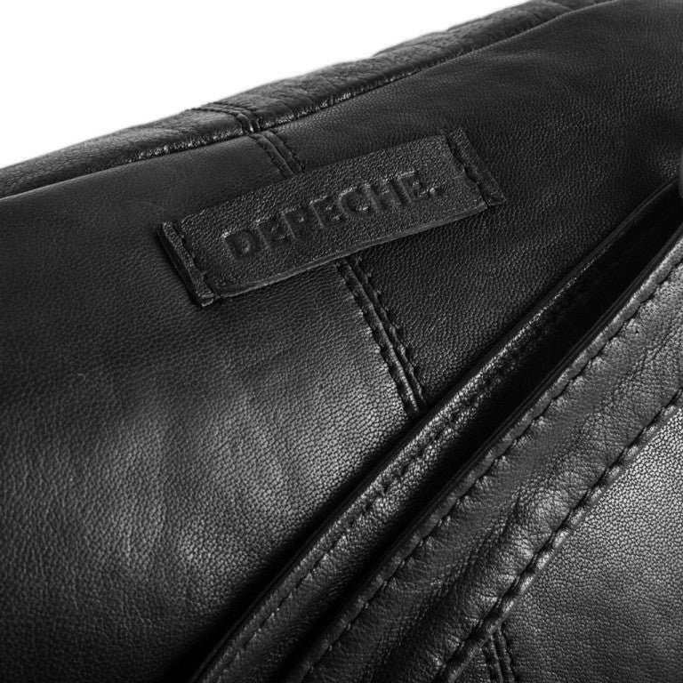 DEPECHE Leather Bumbag 13396-BLACK