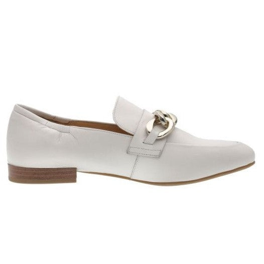 Ara Lyon Leather Loafers 12-51203 H-Fit-CREAM