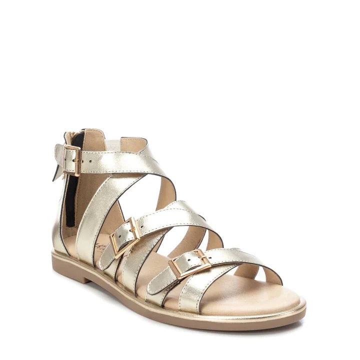 Carmela Gladiator Leather Sandal 160809-GOLD