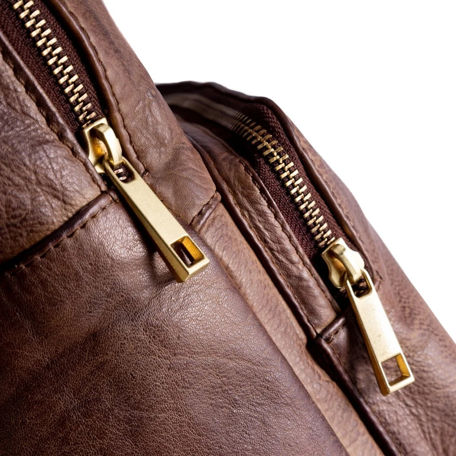 Depeche Leather Backpack 15328-BRANDY