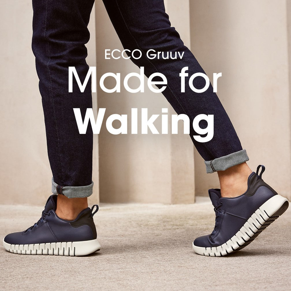 Ecco Gruuv Walking Shoe 525204-NAVY