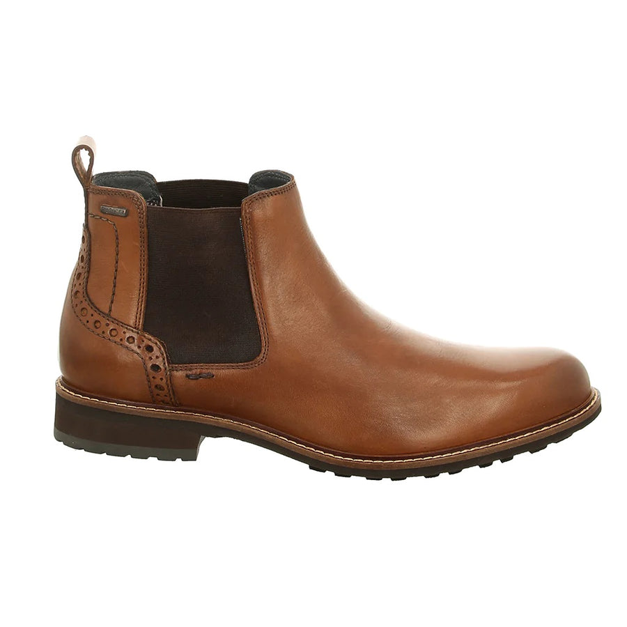 Josef Seibel JASPER 50 Waterproof Chelsea Boot-COGNAC