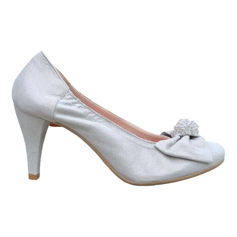 Mother of the bride cheap shoes pewter