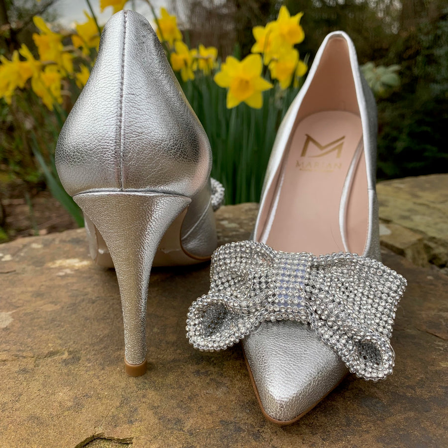 Marian Court Shoe 3700-SILVER