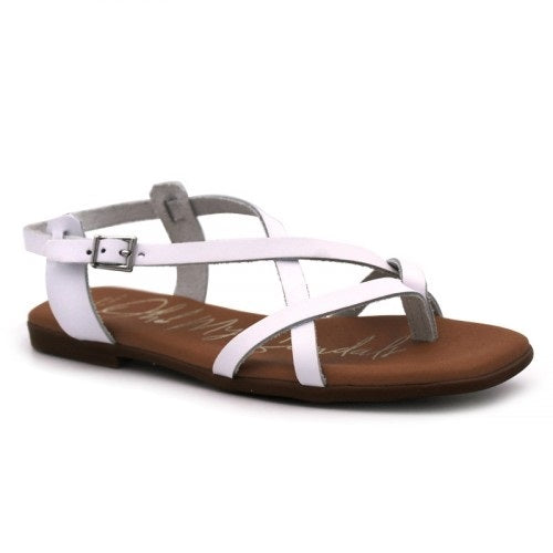 Oh! My Sandals 5152 Athena-WHITE