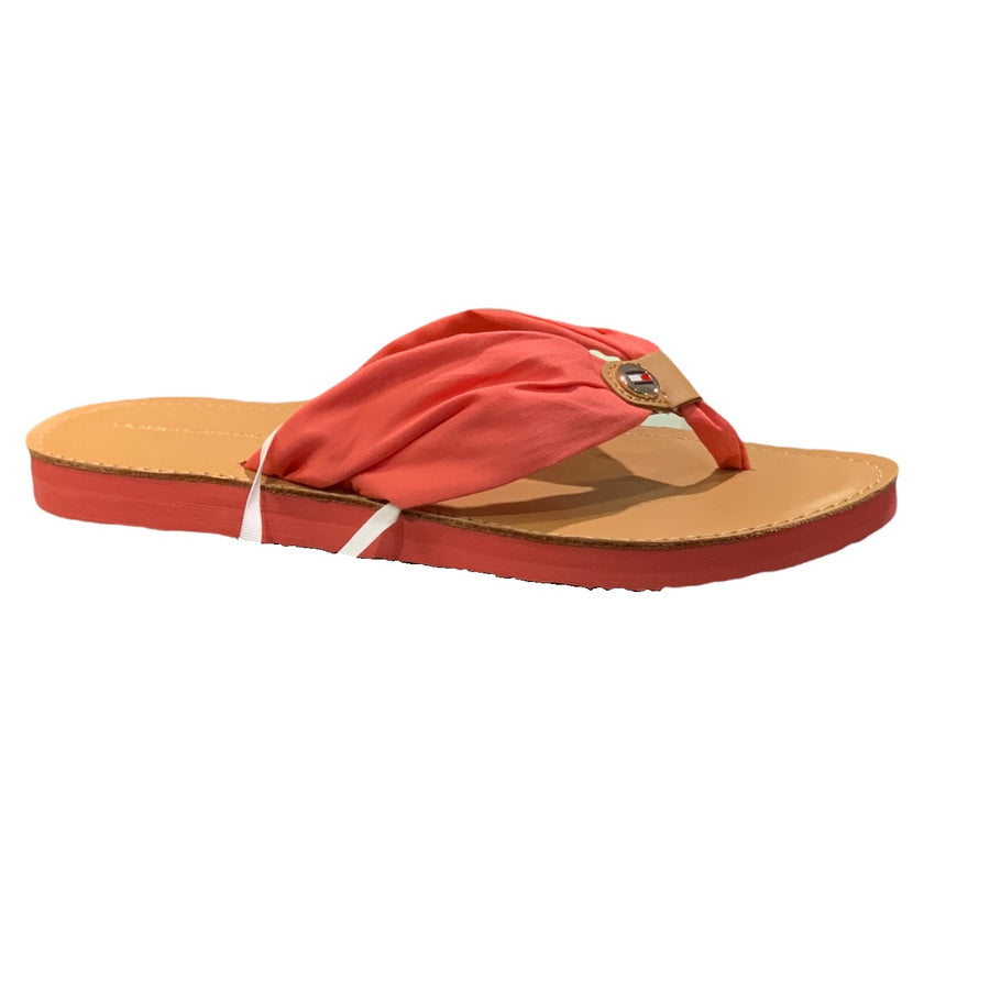 Tommy Hilfiger Leather Beach Sandal FW05677 -CORAL