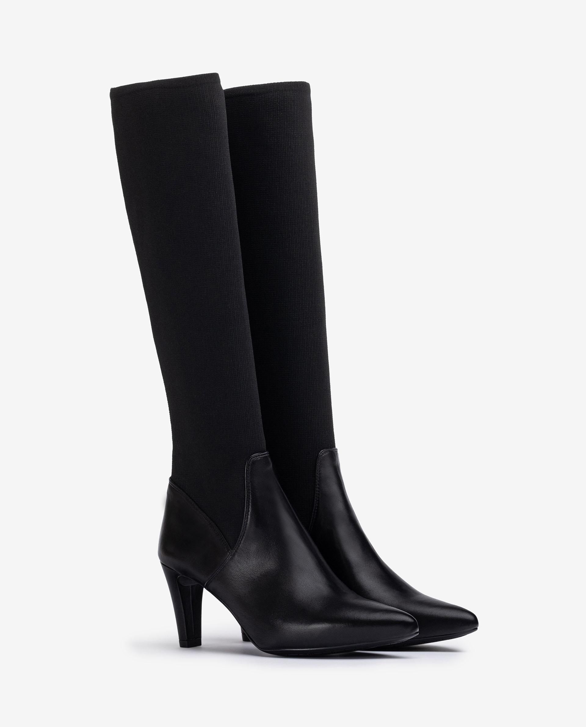 Unisa Karol Knee High Boot-BLACK