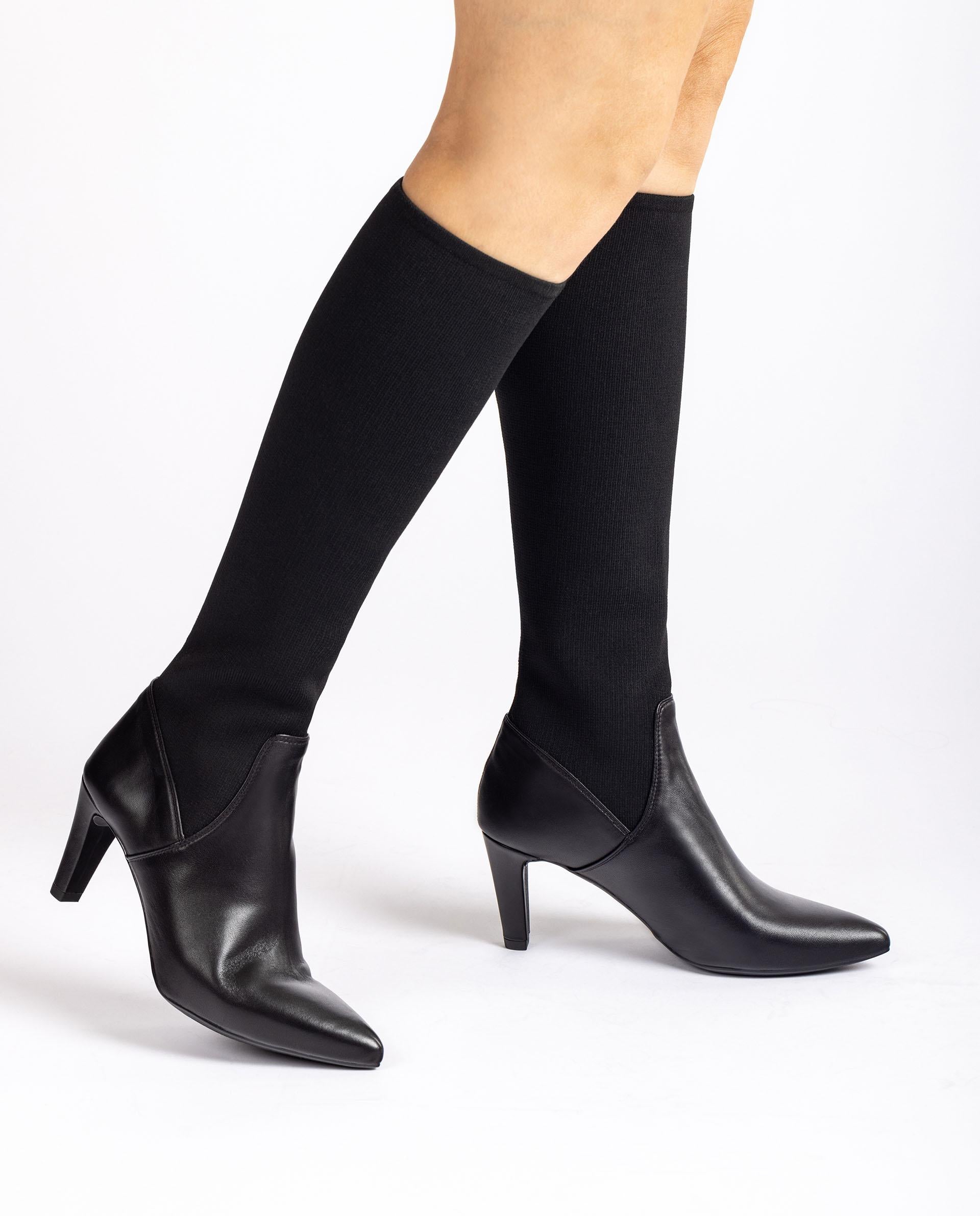 Unisa Karol Knee High Boot-BLACK